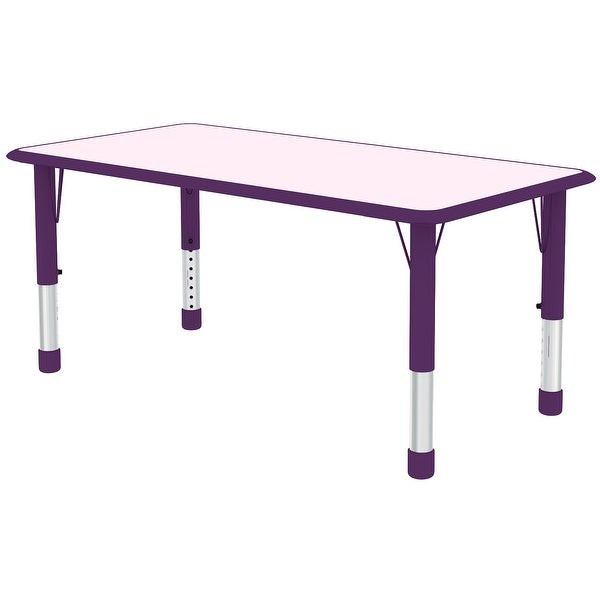 Adjustable Kids Table
 2xhome Purple Kids Table Height Adjustable Rectangle
