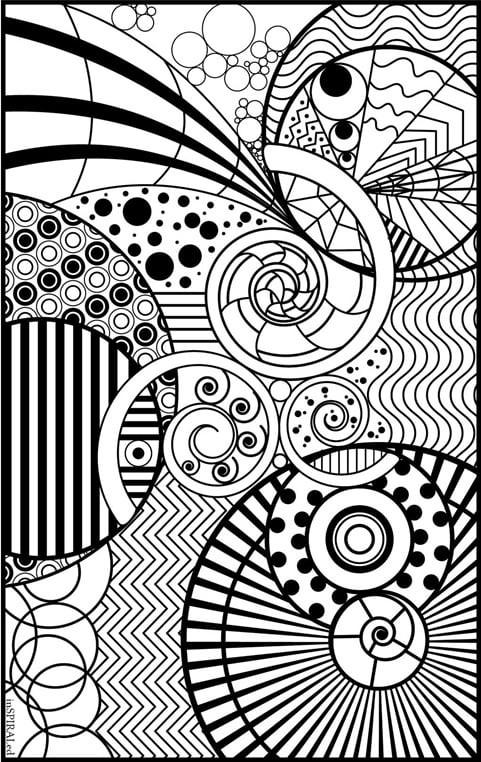 Adult Coloring Book Pictures
 Intricate Design