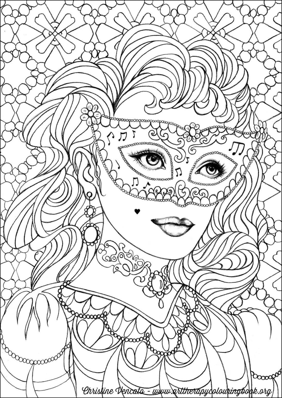 Adult Coloring Book Pictures
 Free Coloring Page From Adult Coloring Worldwide Art by