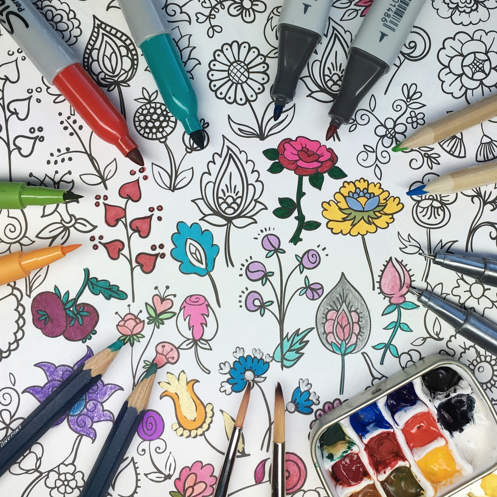 Adult Coloring Books And Pencils
 The 16 Best and Worst Coloring Tools — Brown Paper Bunny