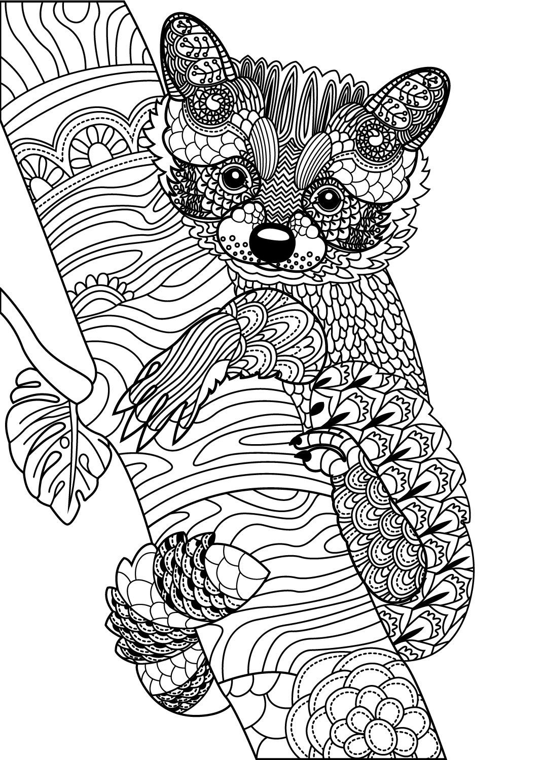 Adult Coloring Books Animals
 Wild Animals to color