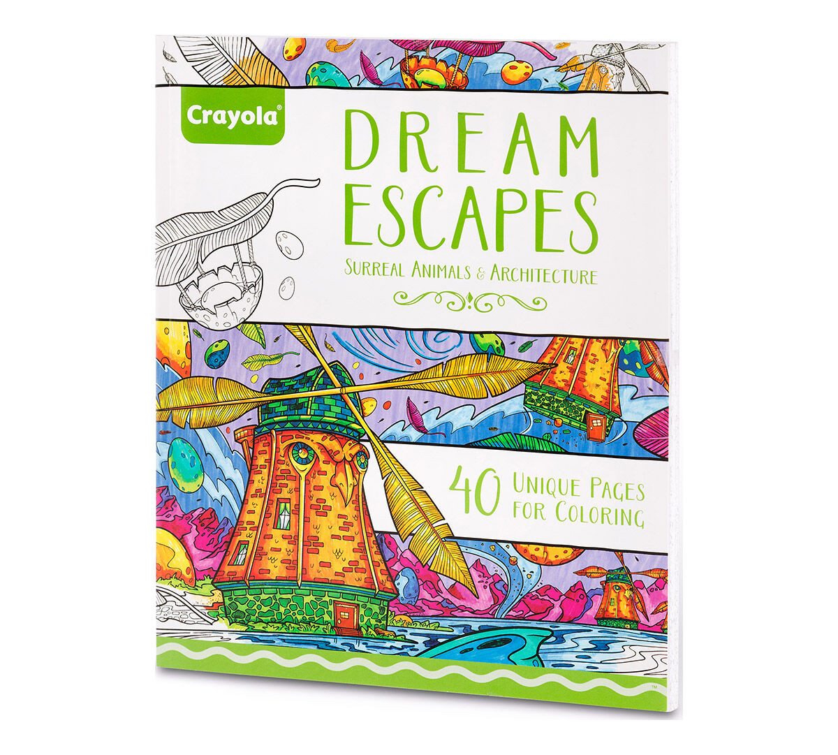Adult Coloring Books Crayola
 Crayola Dream Escapes Adult Coloring Art Activity 40