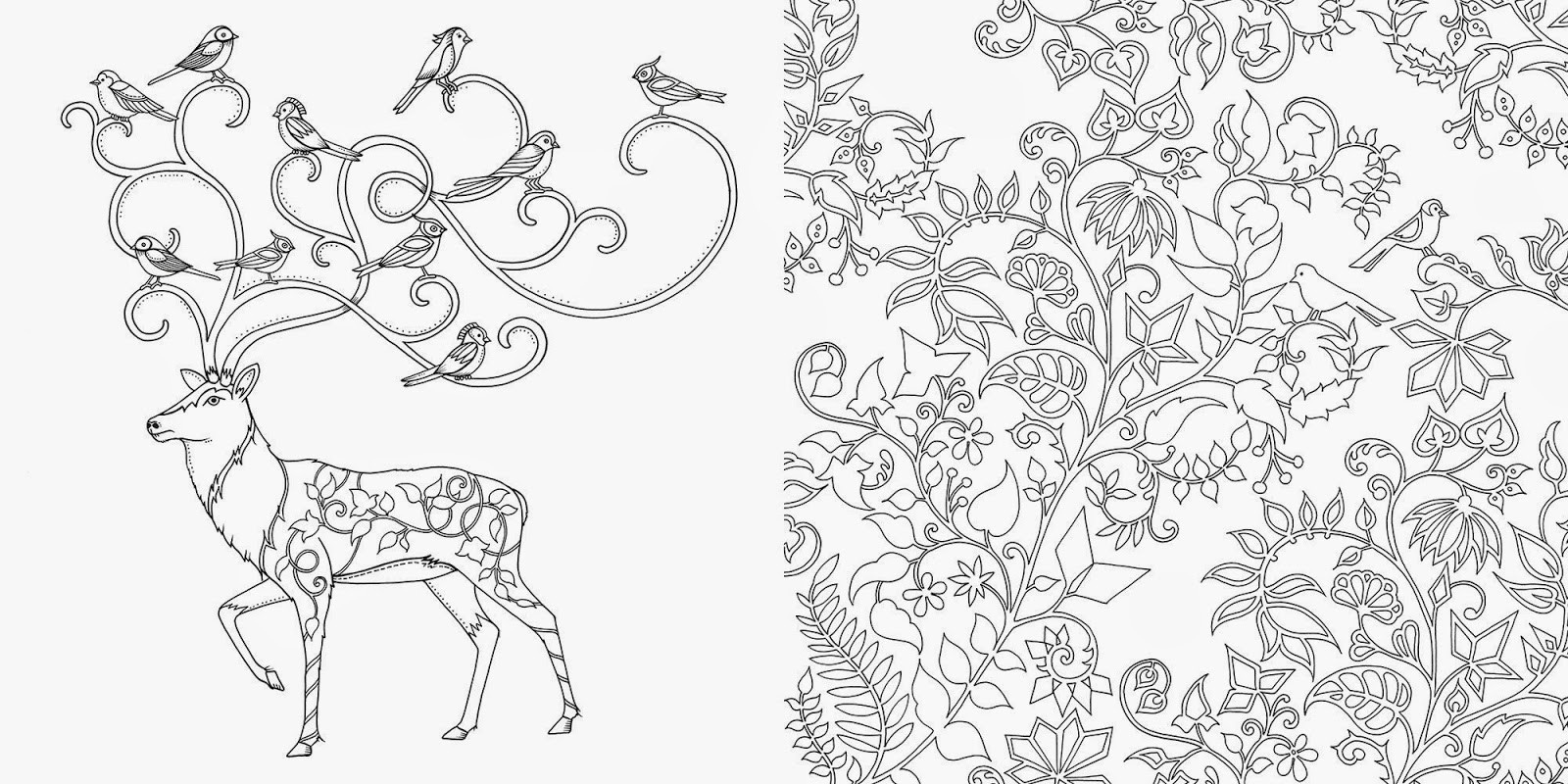 Adult Coloring Books Enchanted Forest
 SurLaLune Fairy Tales Blog Art Thursday Enchanted Forest