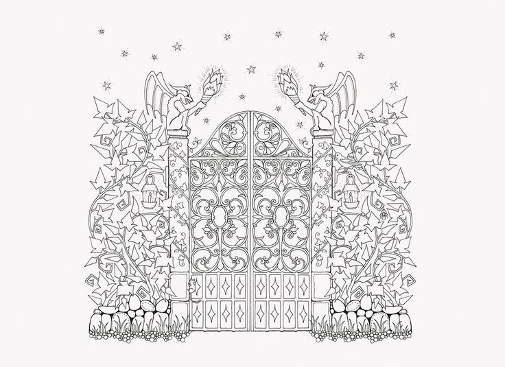 Adult Coloring Books Enchanted Forest
 Artist Johanna Basford Enchanted Forest Coloring pages