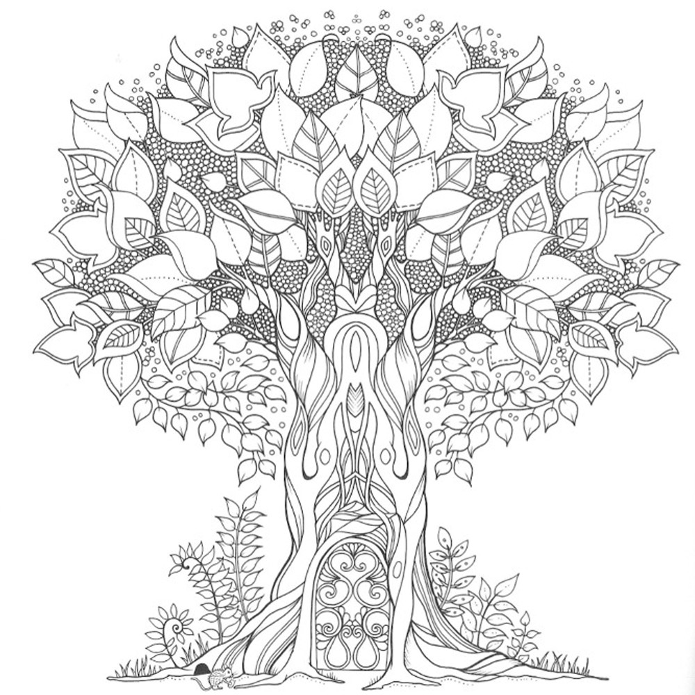 Adult Coloring Books Enchanted Forest
 enchanted forest colouring book by johanna basford p2479