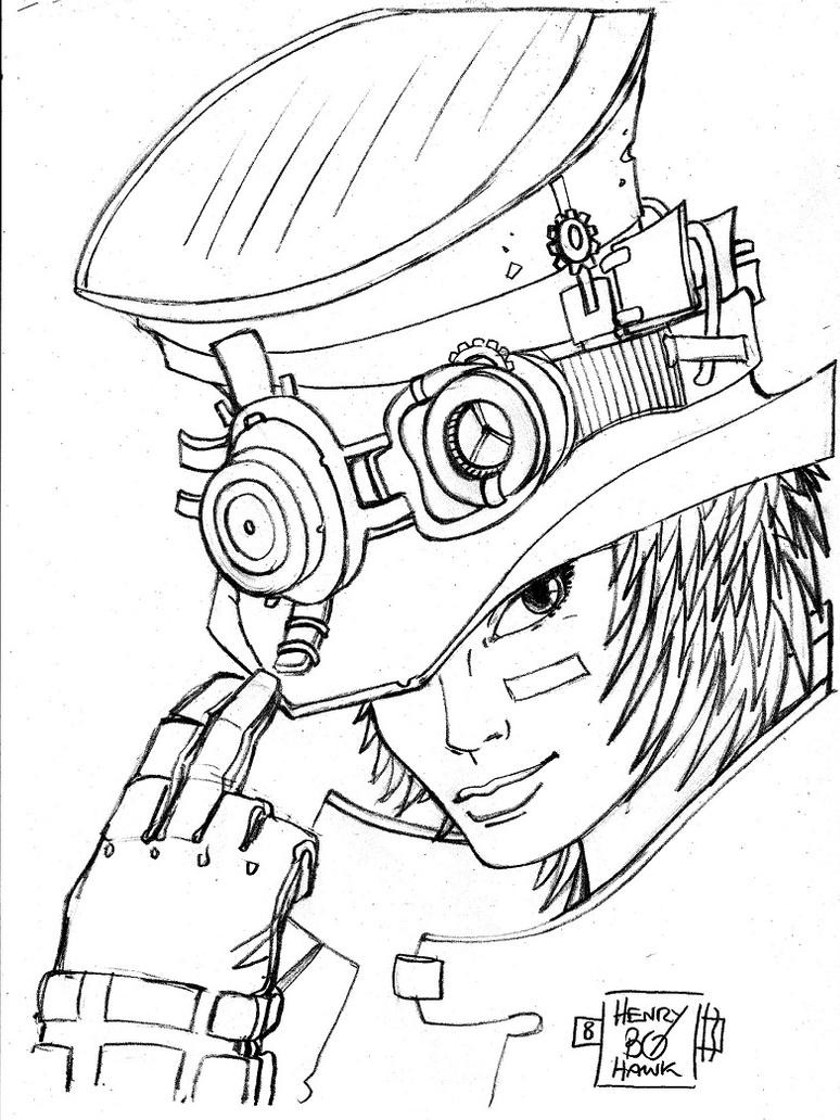 Adult Coloring Books For Men
 Steampunk Men Coloring Pages Sketch Coloring Page