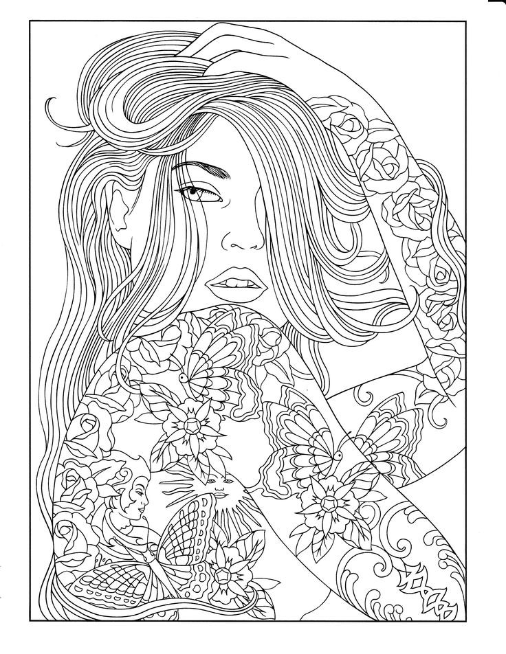Adult Coloring Books For Men
 559 best images about Jade dragonne coloring on Pinterest