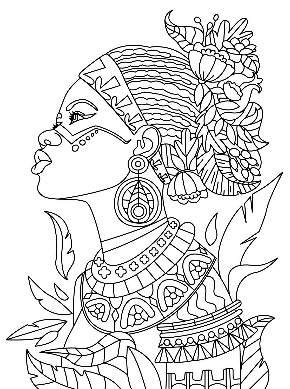 Adult Coloring Books For Men
 African