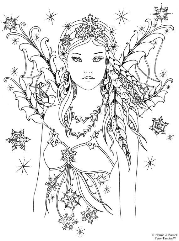Adult Coloring Pages Fairy
 The 25 best Fairy coloring pages ideas on Pinterest