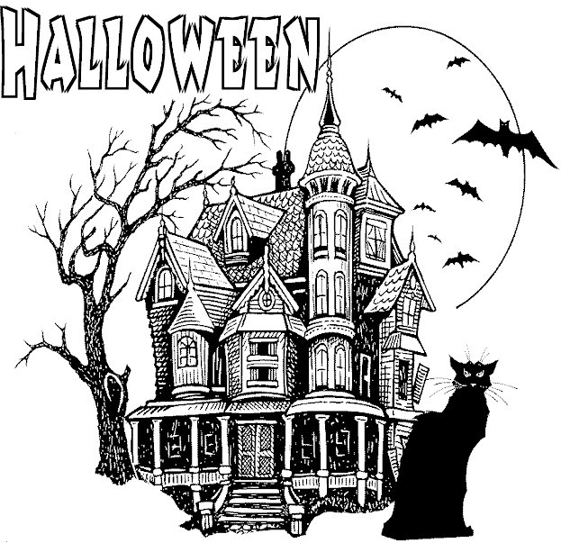 Adult Coloring Pages Halloween
 HALLOWEEN COLORINGS