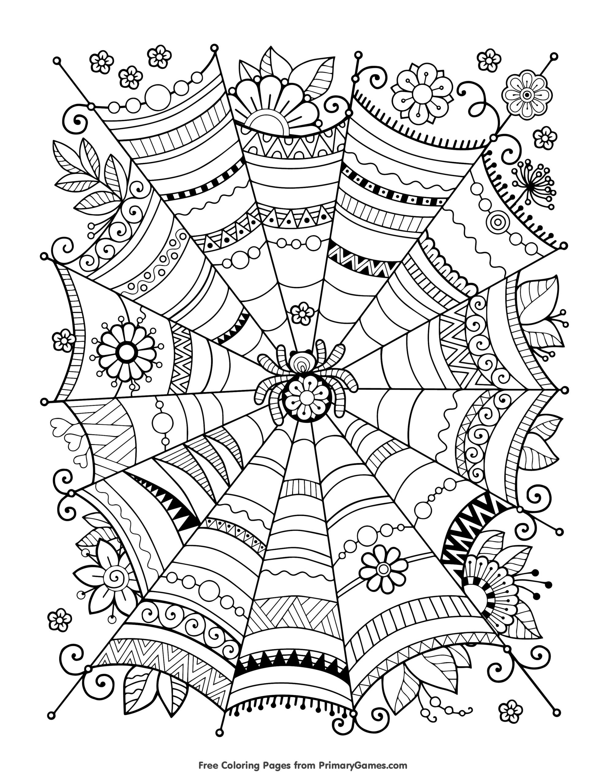Adult Coloring Pages Halloween
 FREE Halloween Coloring Pages for Adults & Kids
