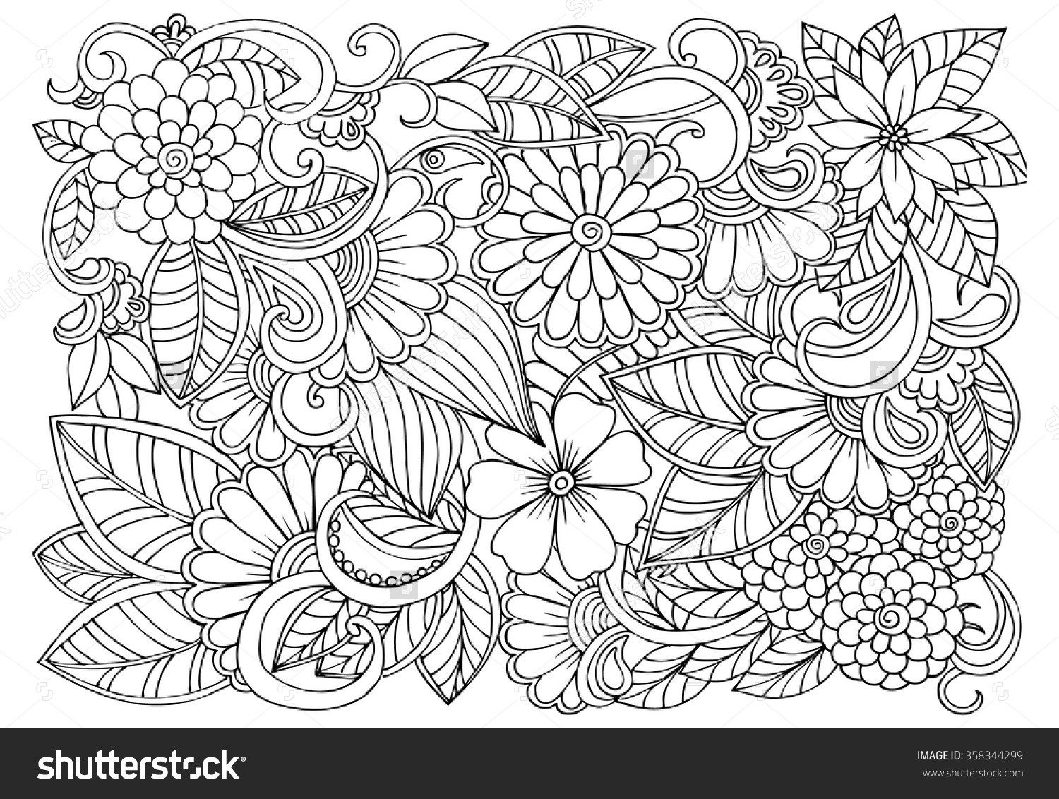 Adult Coloring Pages Patterns Flowers
 Patterns Drawing at GetDrawings