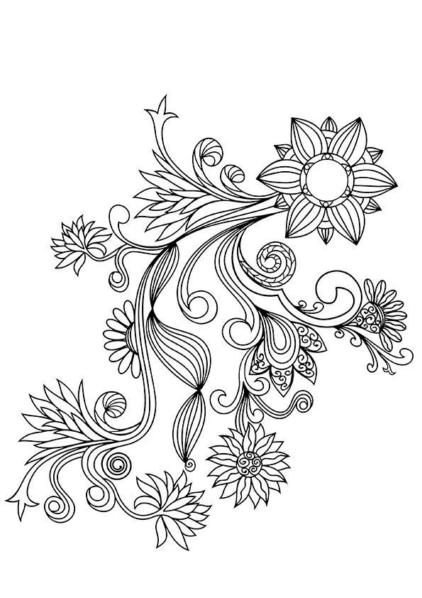 Adult Coloring Pages Patterns Flowers
 Relive Your Childhood Free Printable Coloring Pages for