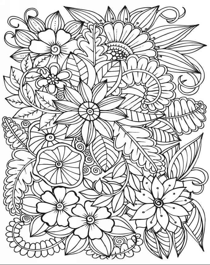 Adult Coloring Pages Patterns Flowers
 Adult Coloring Books Amazing Coloring Book for Adults