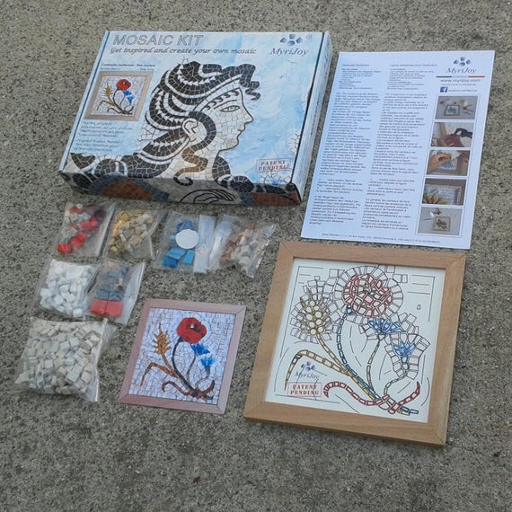 Adult Craft Kits
 DIY Mosaic craft kit for adults Summer Mosaic art