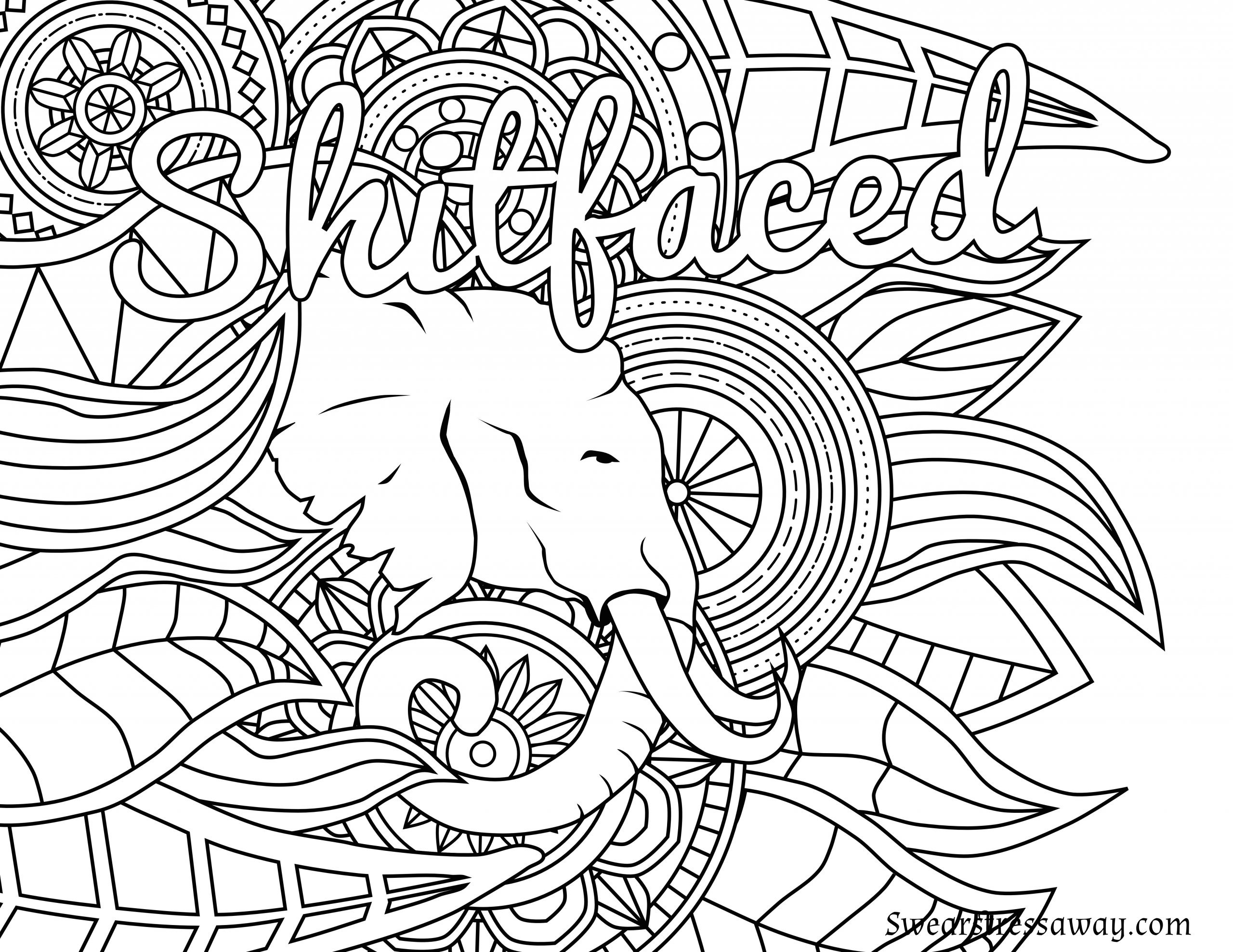 Adult Cursing Coloring Book
 Pin on Swear Word Coloring Pages