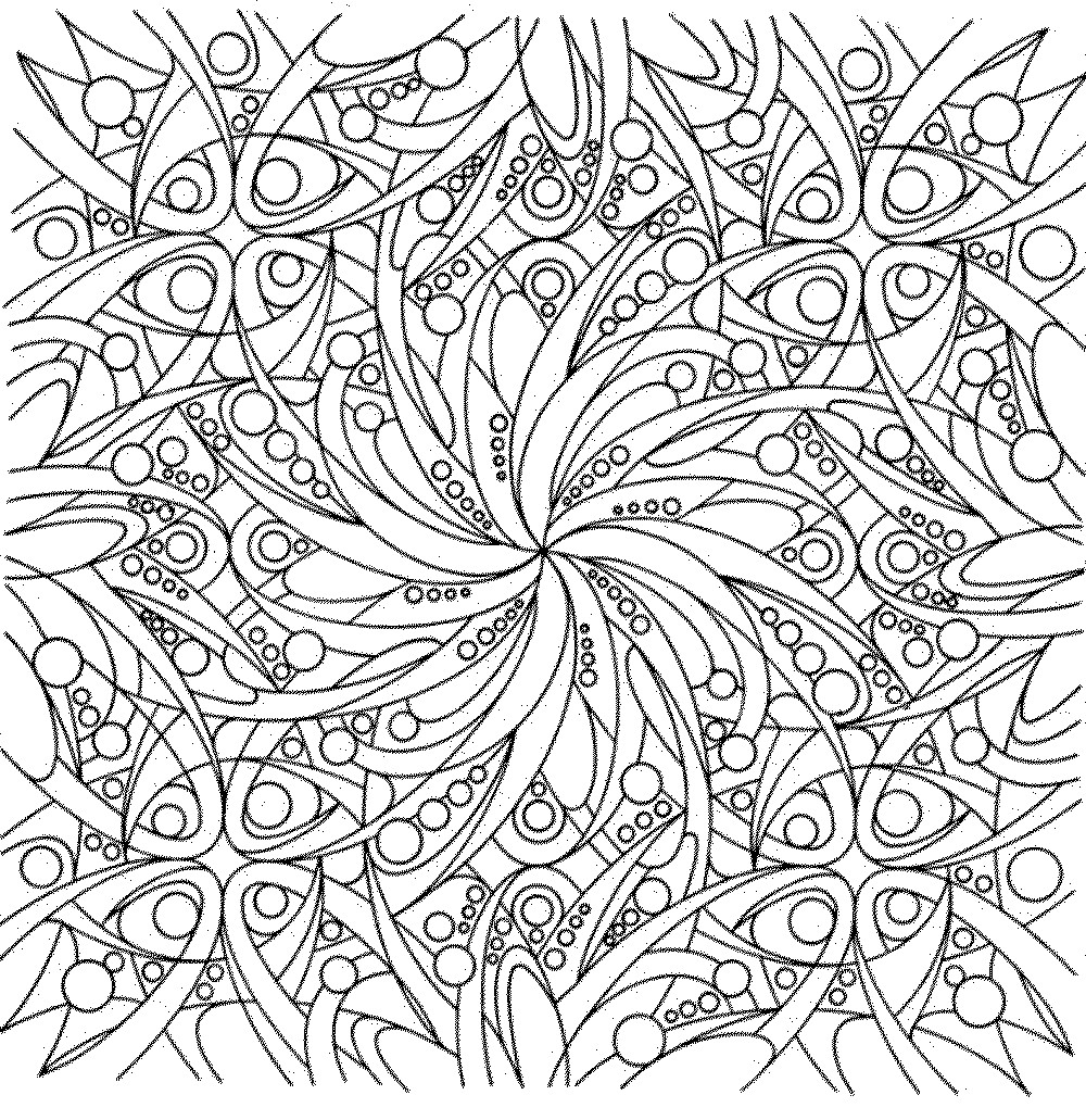 Adult Flower Coloring Pages
 Abstract Flower Drawing at GetDrawings