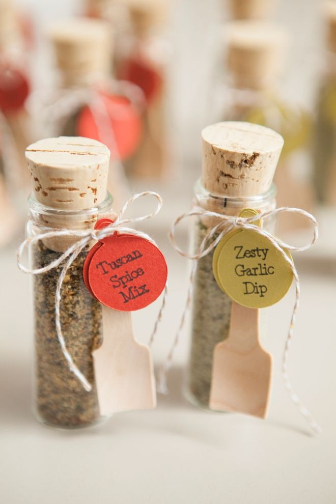 Affordable Wedding Favors
 Make your own adorable spice dip mix wedding favors
