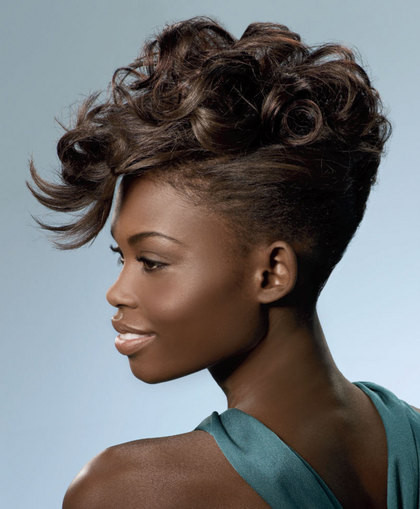 African American Updo Hairstyles
 All Fashion Show Trendy American Hairstyle Updos African
