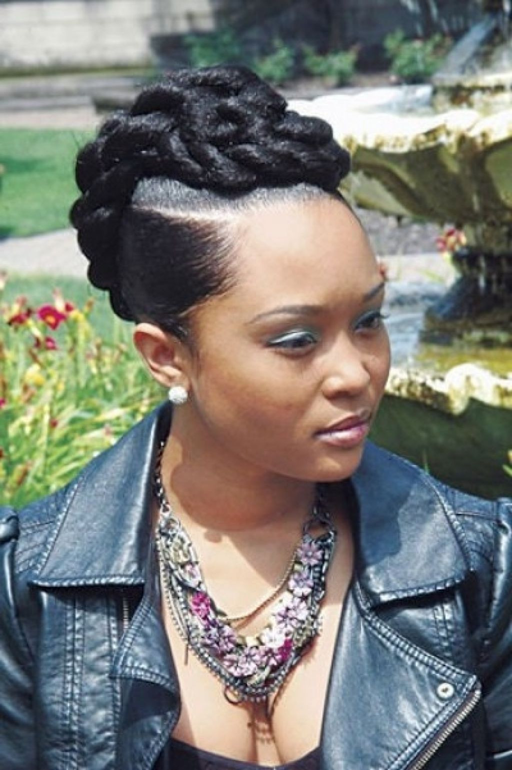 African American Updo Hairstyles
 Braid Updo Hairstyles Black Women