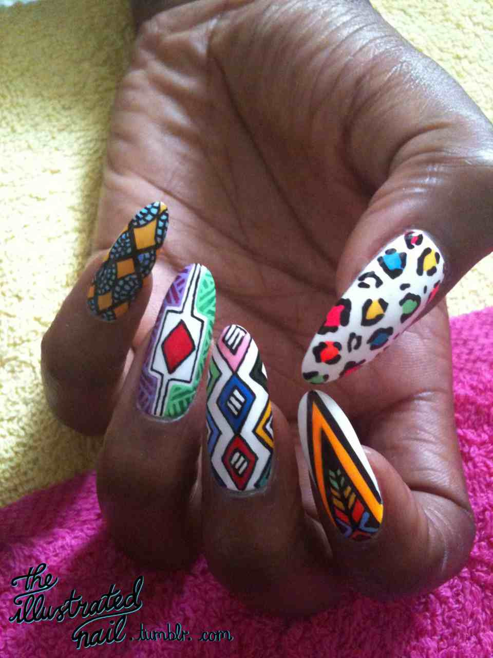 African Nail Designs
 AFRICAN NAIL ART