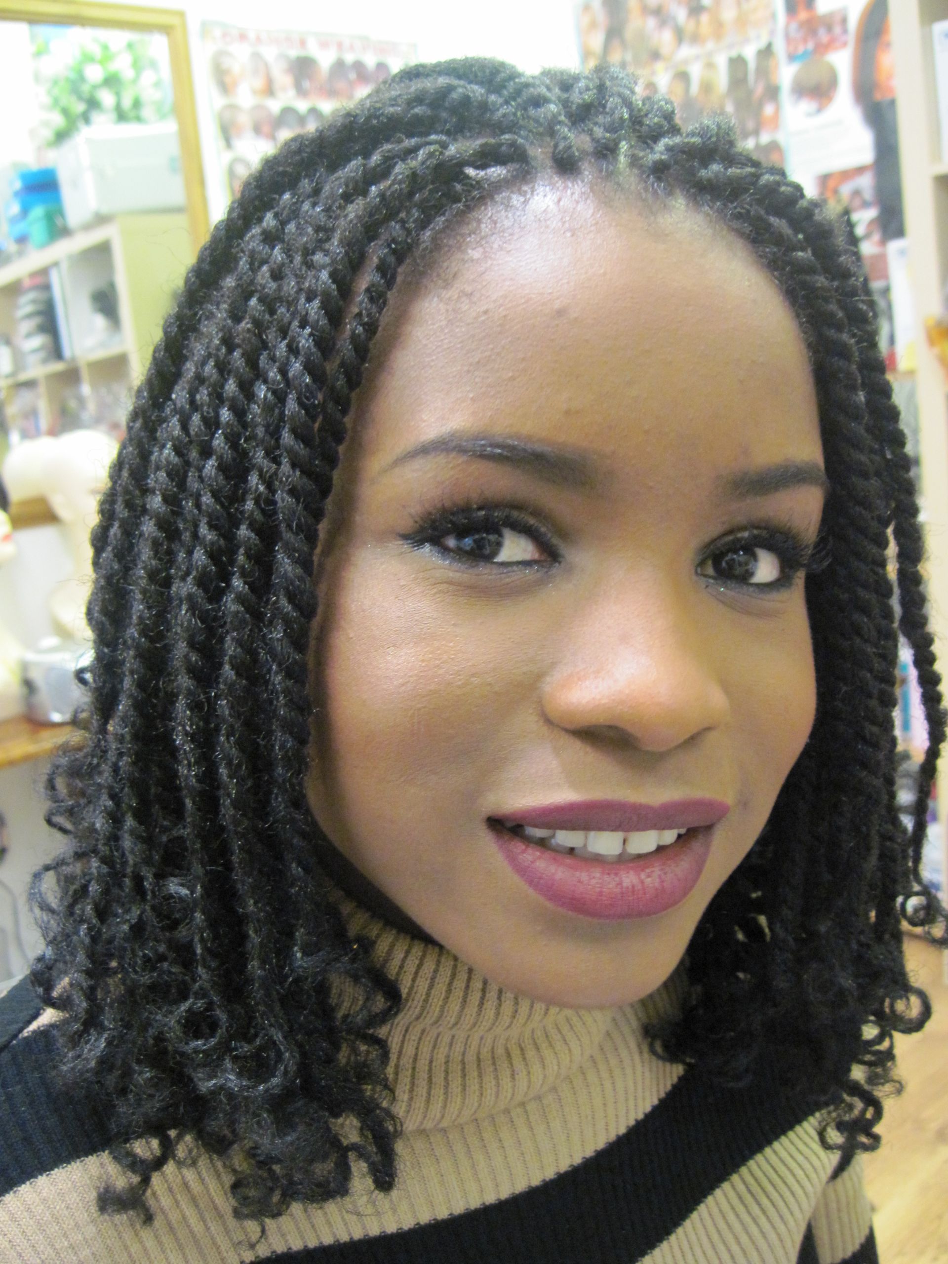 Afro Braid Hairstyle
 MY SHORT NATURAL AFRO HAIR CLIENT