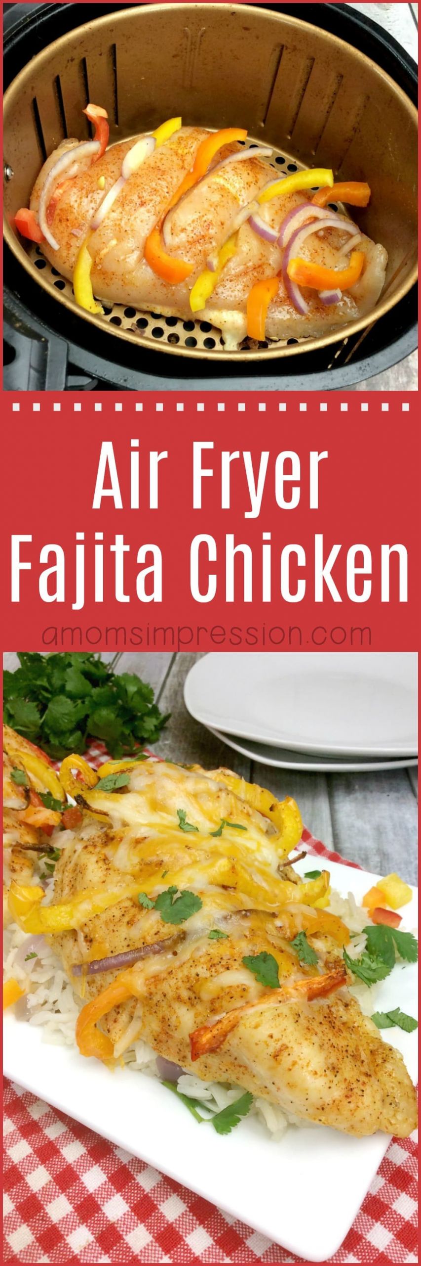 Air Fryer Chicken Fajitas
 The Easiest Air Fryer Fajita Chicken Breast Recipe