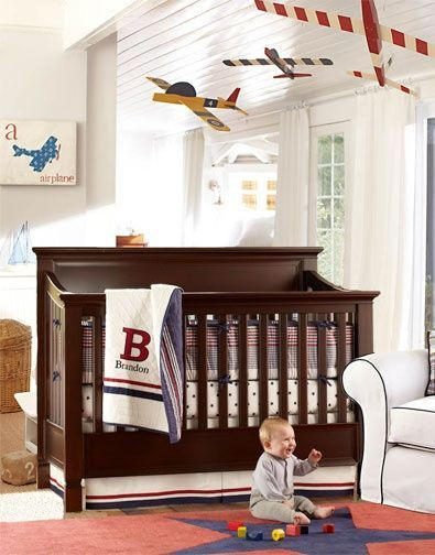 Airplane Baby Decor
 59 best Aviation Themed Nursery images on Pinterest