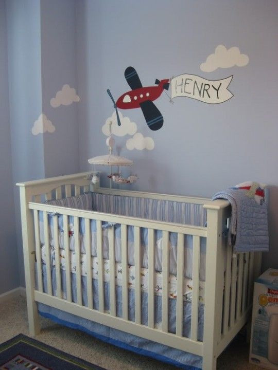 Airplane Baby Room Decor
 36 best Hot air balloon room images on Pinterest