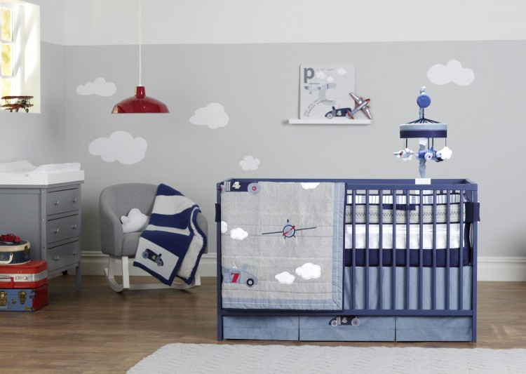 Airplane Baby Room Decor
 Bedroom Cozy Tar Cribs Clearance For Modern Kid