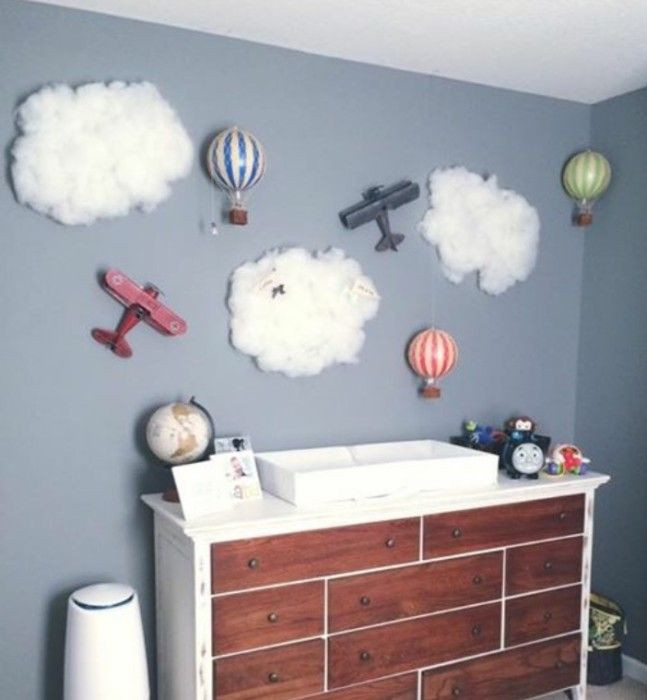 Airplane Baby Room Decor
 vintage airplane inspired nursery