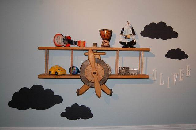 Airplane Baby Room Decor
 Air Plane Bedroom Eclectic Kids Toronto by Decked