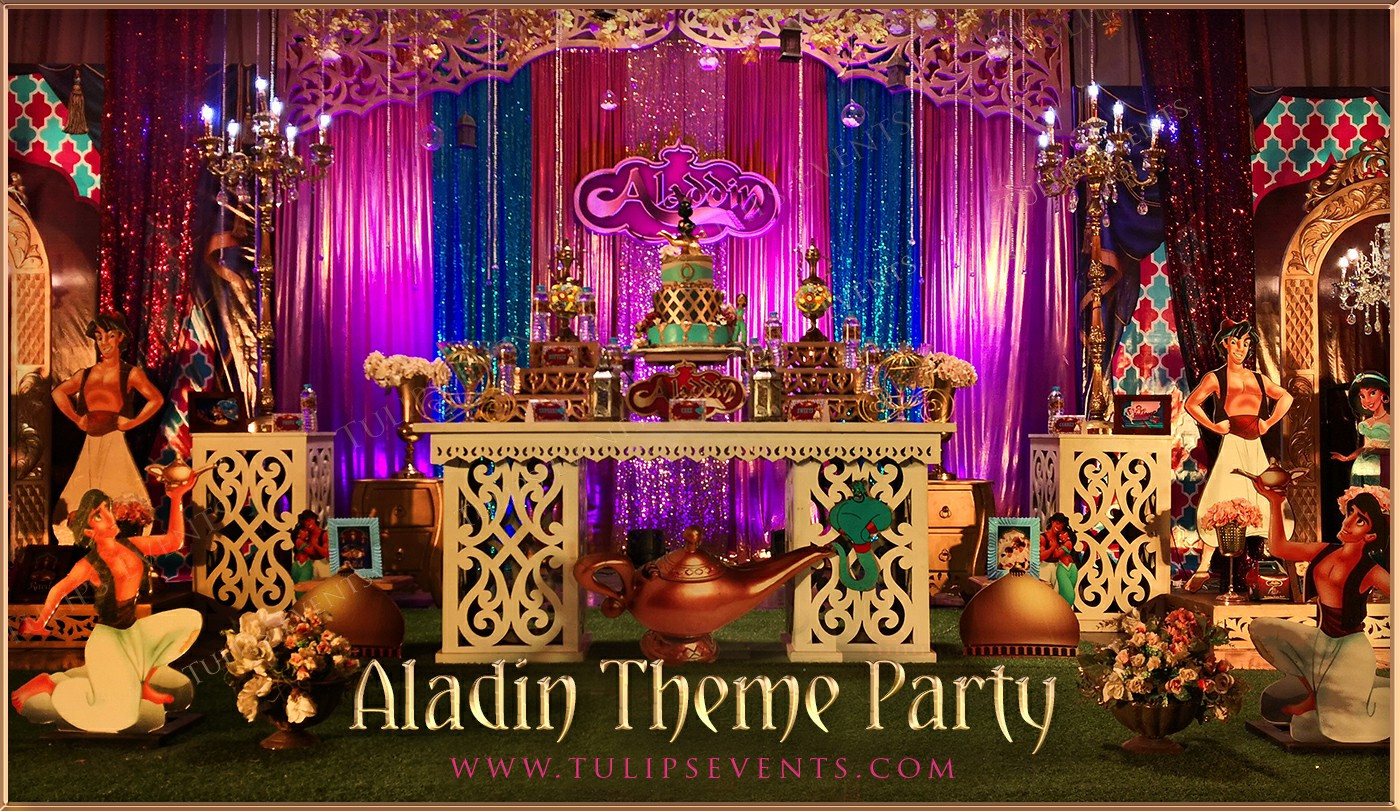 Aladdin Birthday Party
 Aladdin Theme Party Decorations Tulips Event Management