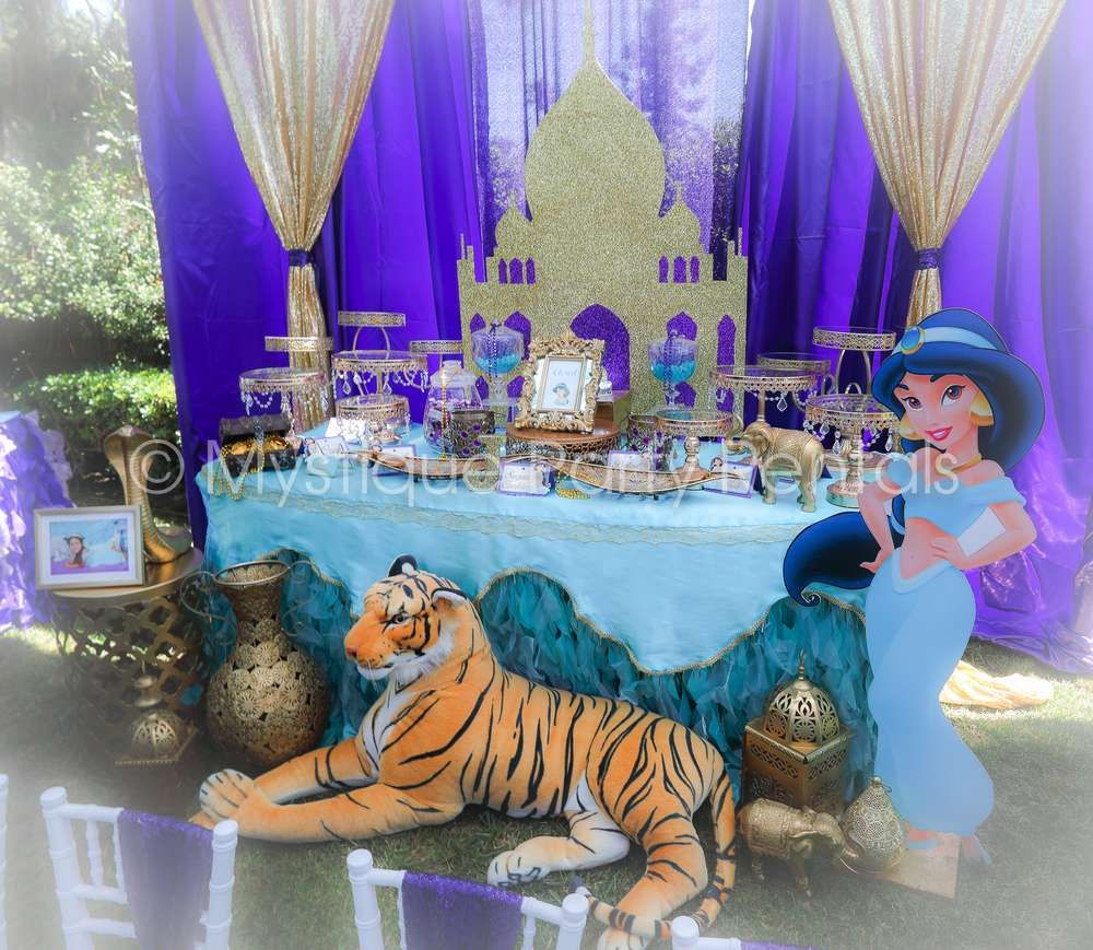 Aladdin Birthday Party
 Princess jasmine Birthday Party Ideas