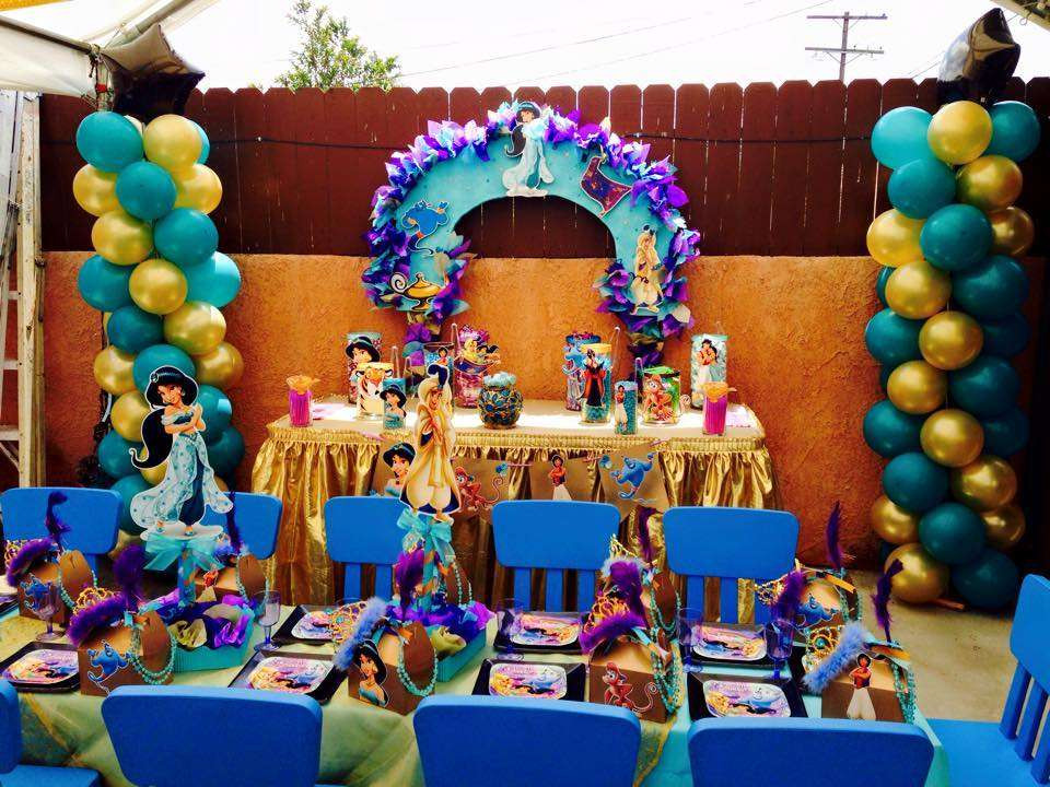 Aladdin Birthday Party
 Jasmine & Aladdin Birthday Party Ideas