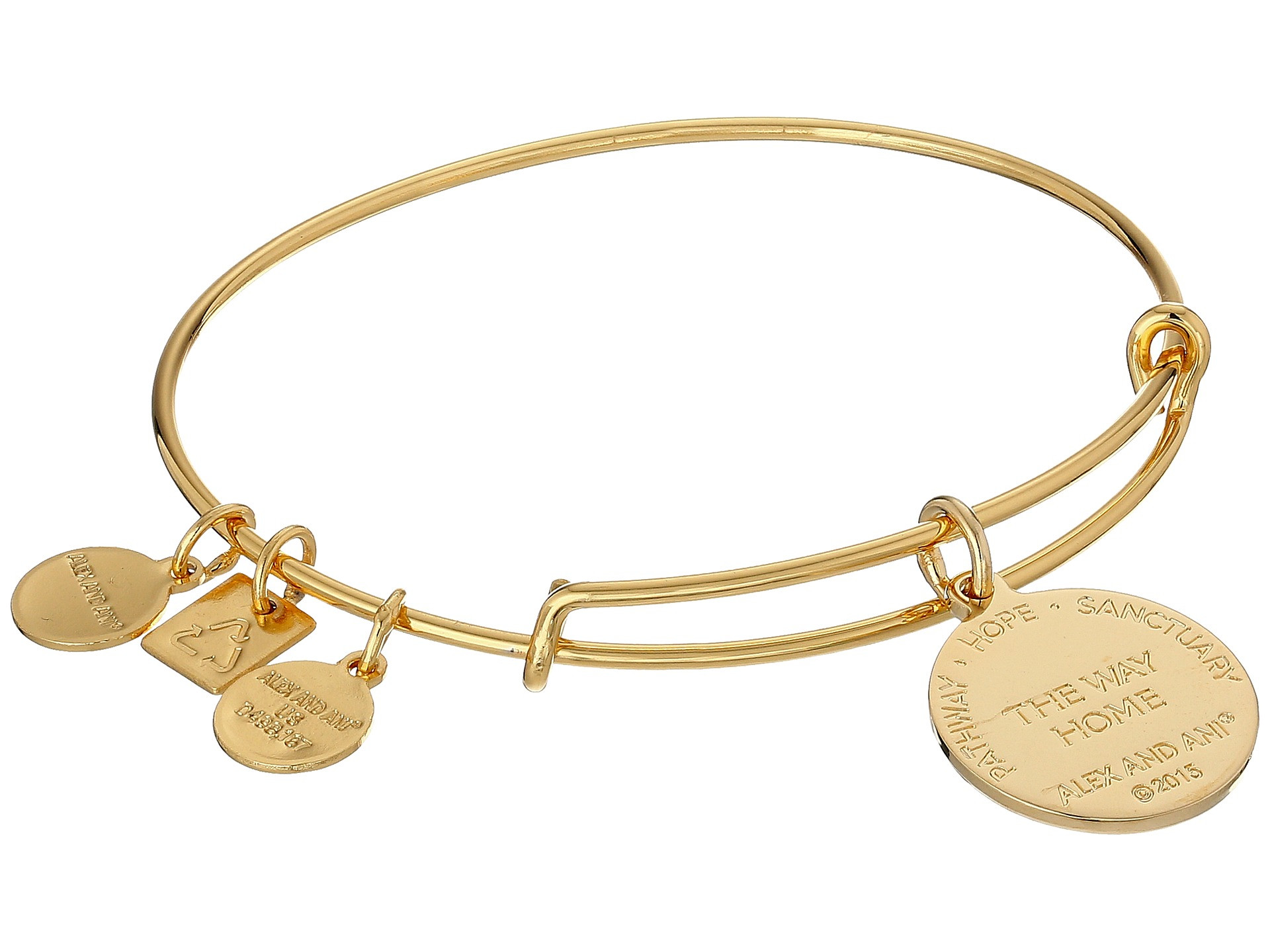 Alex And Ani Charm Bracelets
 Alex and Ani Charity by Design The Way Home Expandable