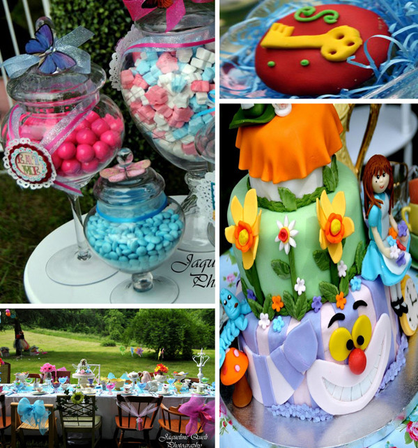 Alice In Wonderland Birthday Decorations
 Kara s Party Ideas Alice in Wonderland Birthday Party