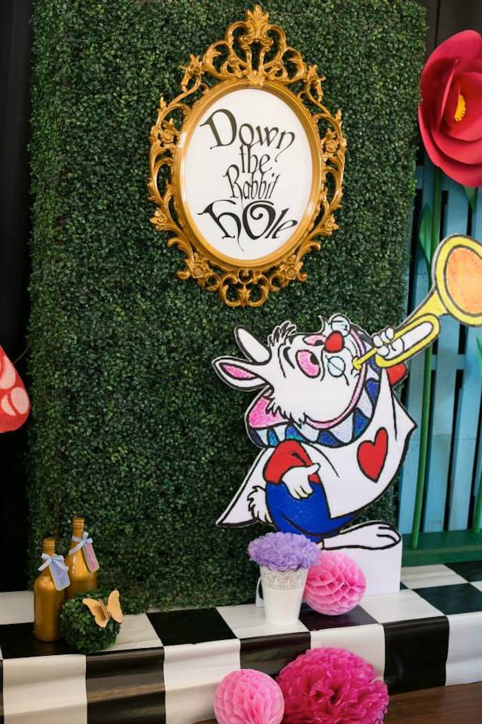 Alice In Wonderland Birthday Decorations
 Kara s Party Ideas Alice In Wonderland Birthday Party