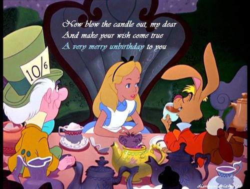 Alice In Wonderland Unbirthday Quote
 17 Best images about Alice in wonderland 7th birthday