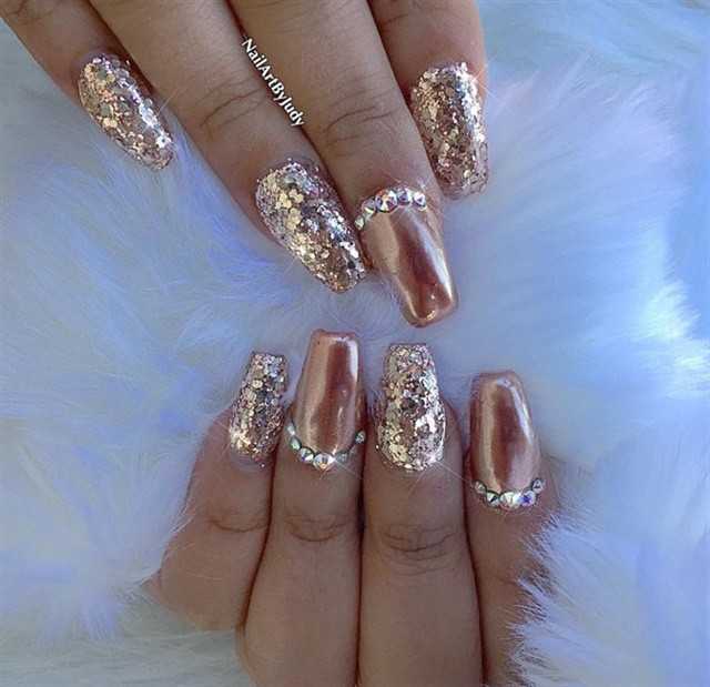All Glitter Nails
 The Biggest Nail Art Trends of 2017 NAILS Magazine