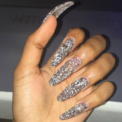 All Glitter Nails
 Diamond Nails – 16 Best Diamond Nails