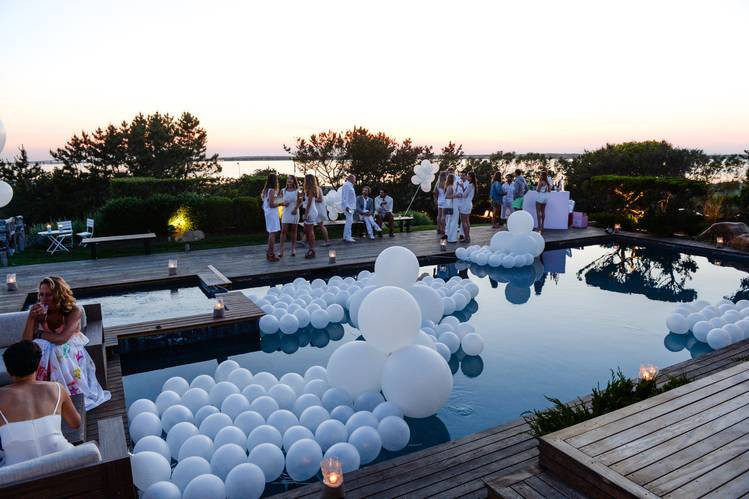 All White Pool Party Ideas
 Two Hamptons Events Two Themes WSJ
