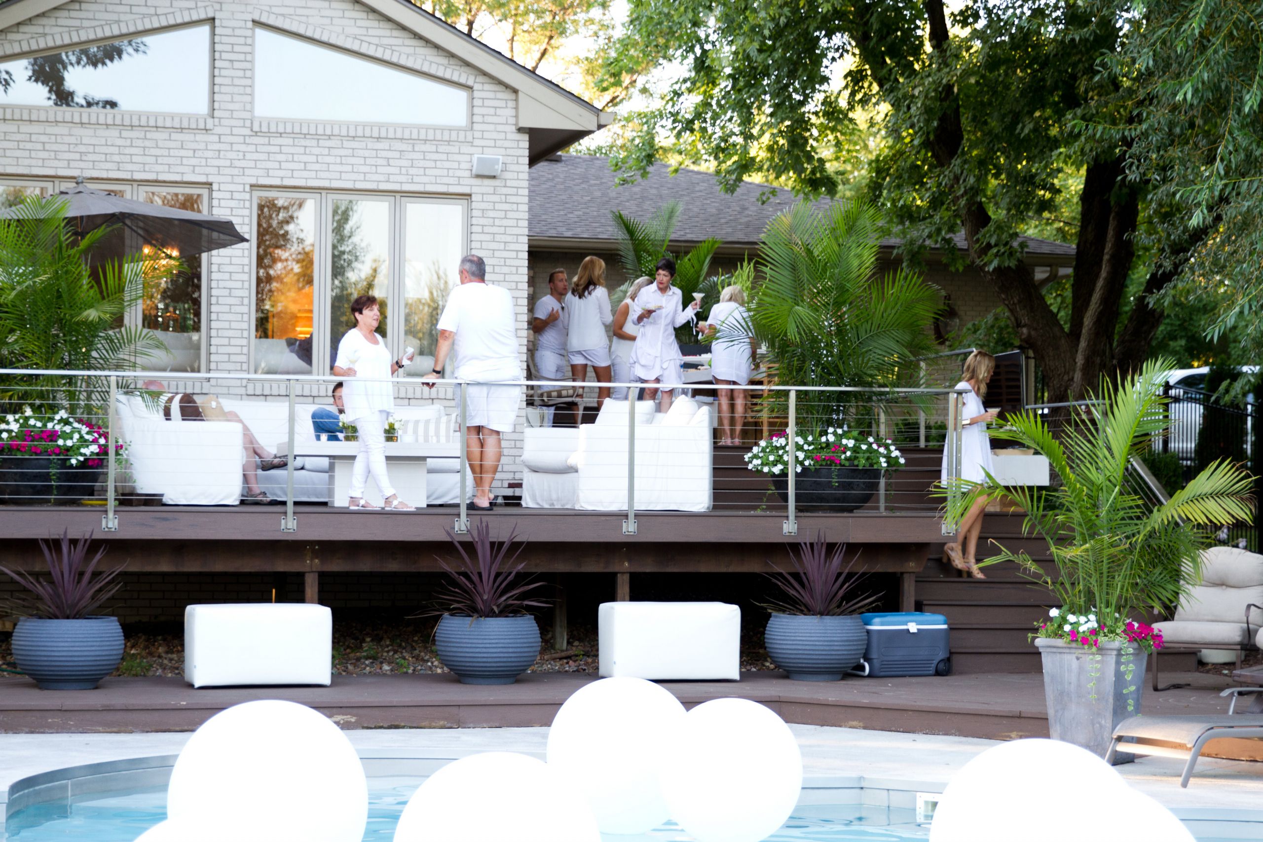 All White Pool Party Ideas
 A White Party to Remember