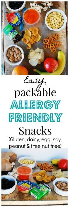Allergy Free Recipes For Kids
 Peanut Free Snack Ideas