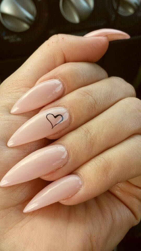 Almond Nail Designs 2020
 Acrylic Nud Almond Shape Nails For 2019