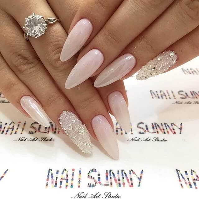 Almond Nail Designs 2020
 50 Classy Nail Design with Diamonds that will Steal the