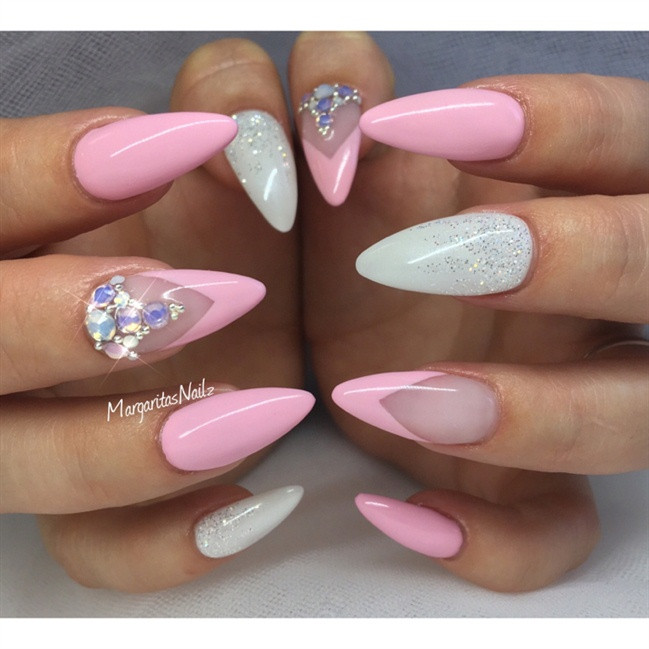 Almond Nail Designs
 Top 30 Spectacular Almond Acrylic Nails