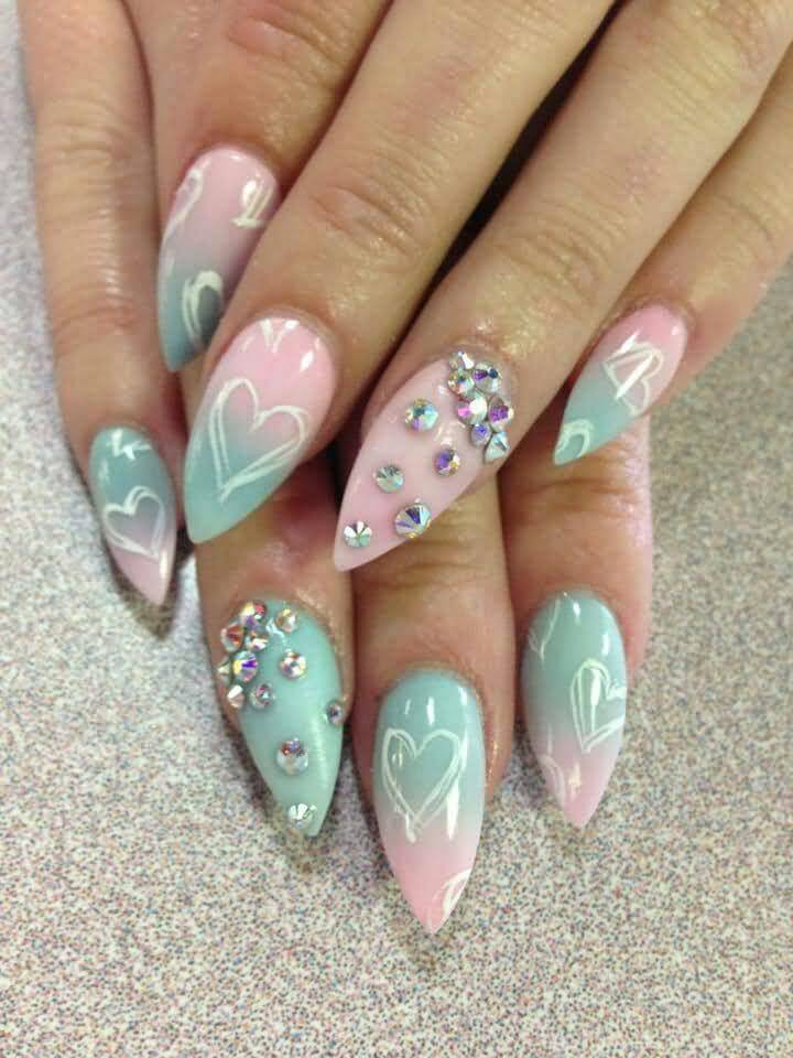Almond Shaped Acrylic Nail Designs
 45 Most Beautiful Almond Shaped Acrylic Nail Art Design Ideas