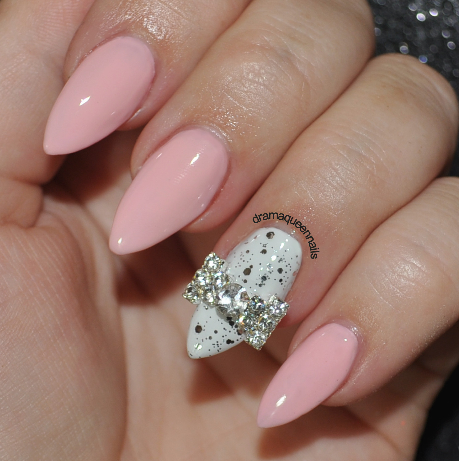 Almond Shaped Nail Designs
 Drama Queen Nails The almond nails experiment