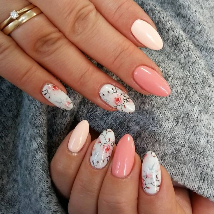 Almond Shaped Nail Ideas
 80 Cute almond shaped nail designs 2018 nail design